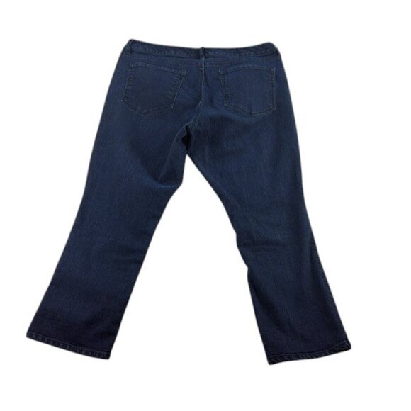 Loft Curvy Kick Crop Jeans High Rise Women’s Size 32 | Excellent Condition - Picture 2 of 9